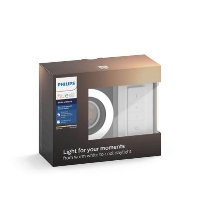 Philips - Lámpara LED regulable Hue MILLISKIN 1xGU10/5,5W/230V