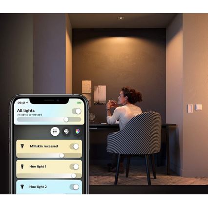 Philips  - LED Lámpara regulable Hue MILLISKIN 1xGU10/5W/230V