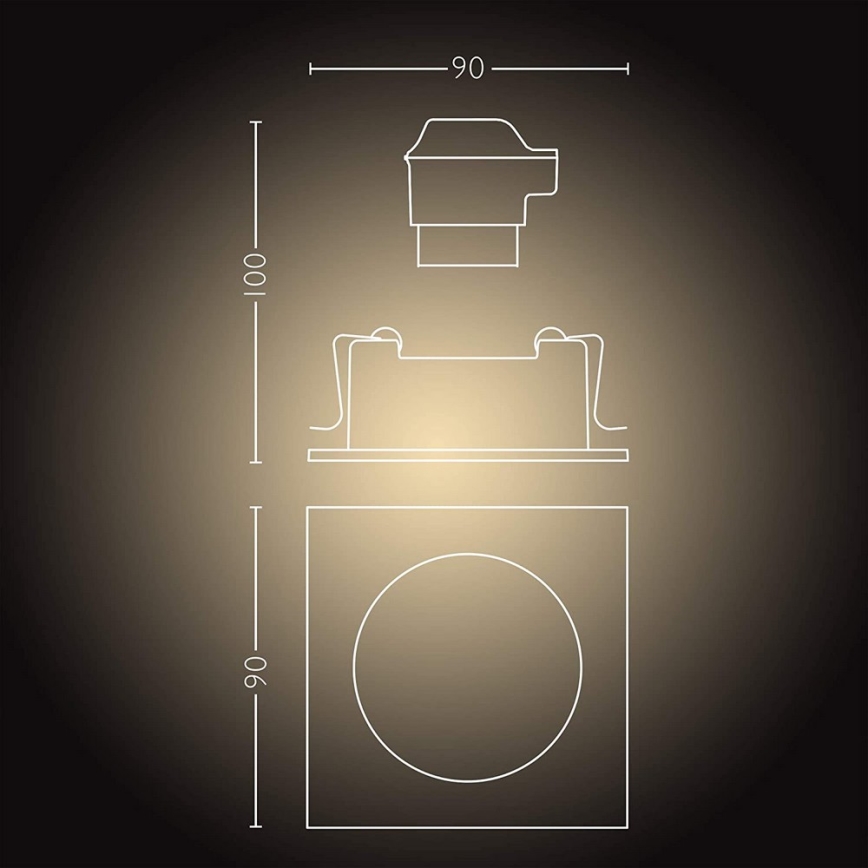 Philips  - LED Lámpara regulable Hue MILLISKIN 1xGU10/5W/230V