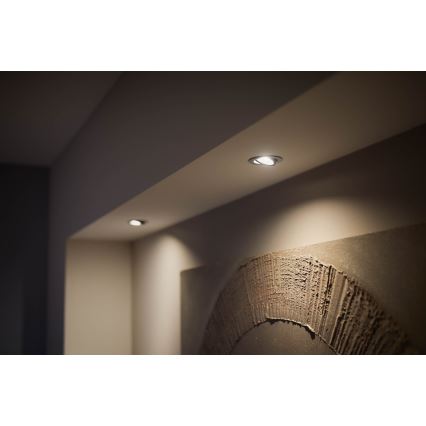Philips 50451/48/P7 - LED RGB Lámpara empotrable HUE CENTURA 1xGU10/5,7W/230V
