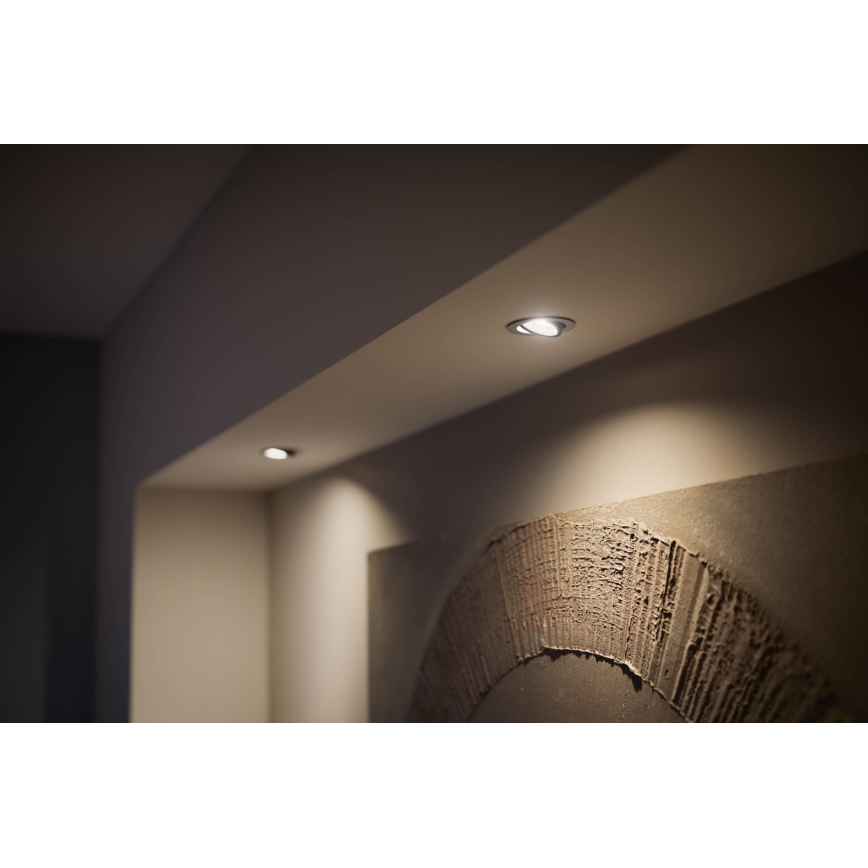 Philips 50451/48/P7 - LED RGB Lámpara empotrable HUE CENTURA 1xGU10/5,7W/230V