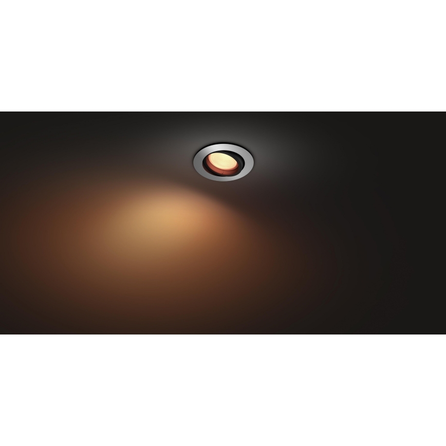 Philips 50451/48/P7 - LED RGB Lámpara empotrable HUE CENTURA 1xGU10/5,7W/230V