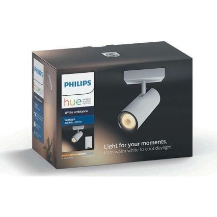 Philips - LED Foco regulable Hue BURATTO 1xGU10/5,5W