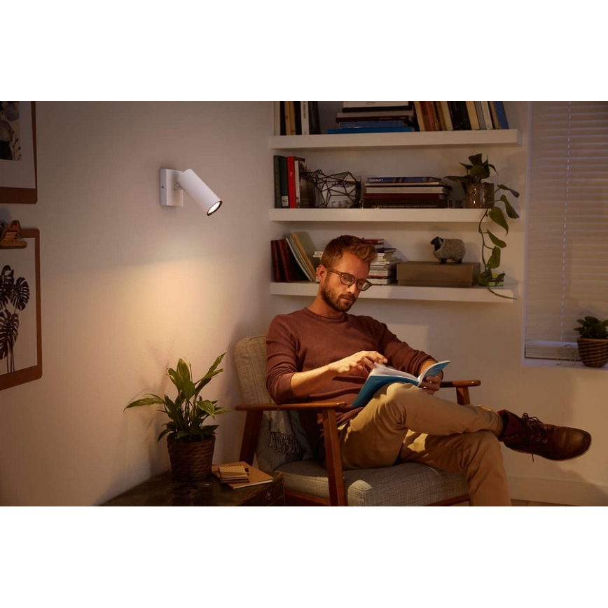Philips 50461/31/P7 - LED Foco regulable HUE BURATTO 1xGU10/5,5W