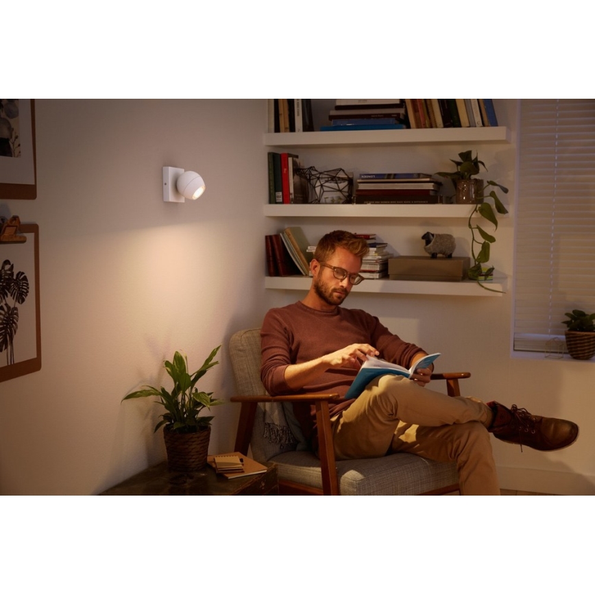 Philips - LED Foco regulable Hue BUCKRAM 1xGU10/5W/230V