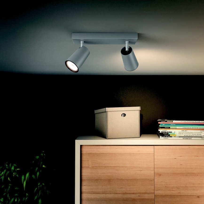 Philips 50572/48/PN - Foco MYLIVING PAISLEY 2xGU10/10W/230V