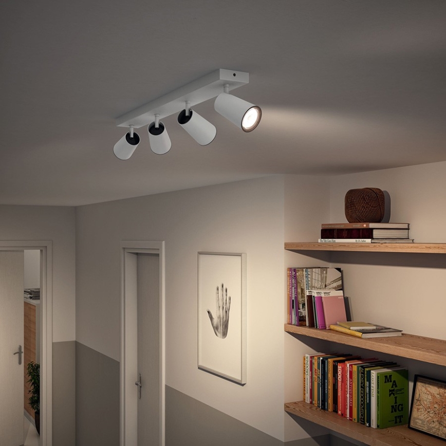 Philips 50574/31/PN - Foco MYLIVING PAISLEY 4xGU10/10W/230V