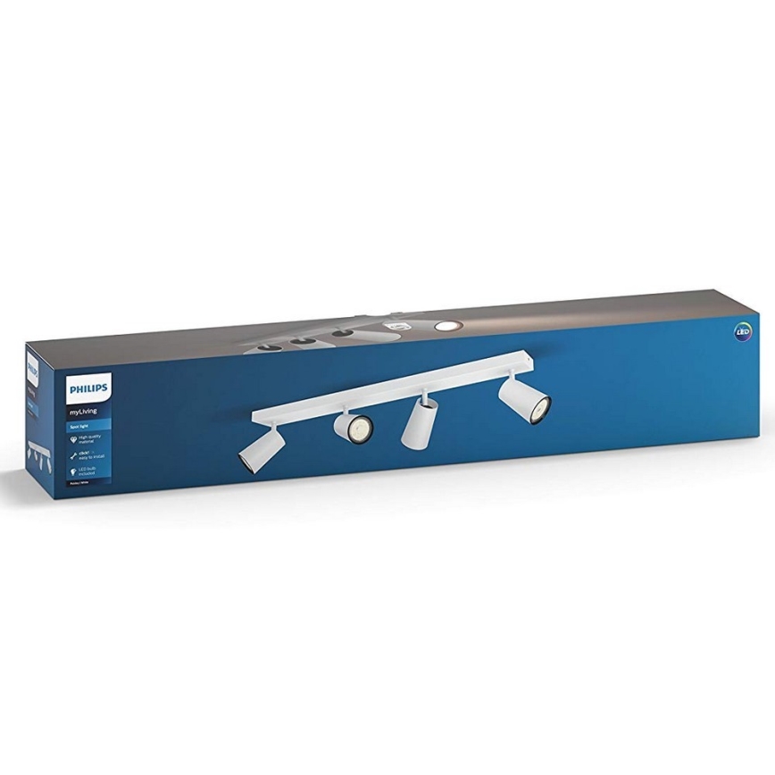 Philips 50574/31/PN - Foco MYLIVING PAISLEY 4xGU10/10W/230V
