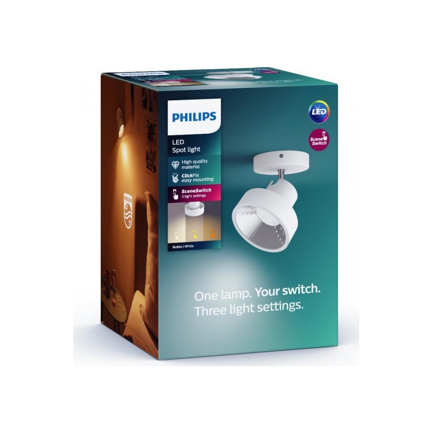 Philips 50601/31/P0 - LED Foco BUKKO LED/4,5W/230V