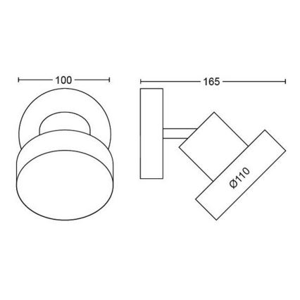 Philips 50601/31/P0 - LED Foco BUKKO LED/4,5W/230V