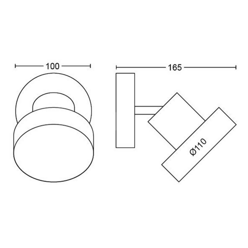 Philips 50601/31/P0 - LED Foco BUKKO LED/4,5W/230V