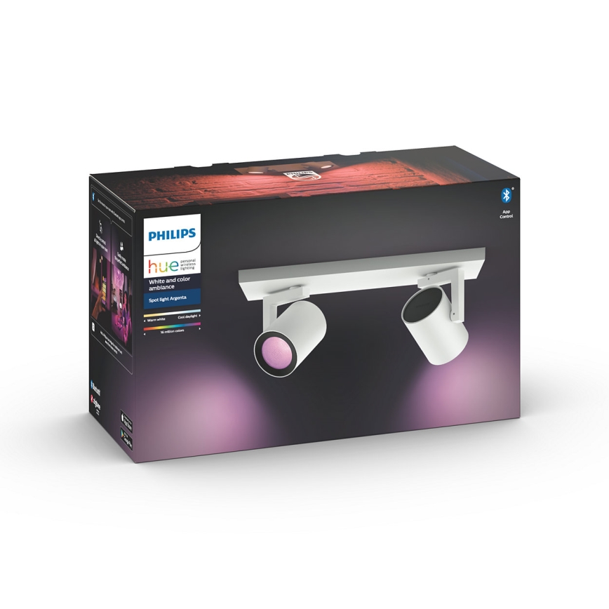 Philips 50622/31/P7 - LED Foco HUE ARGENA 2xGU10/5,7W/230V