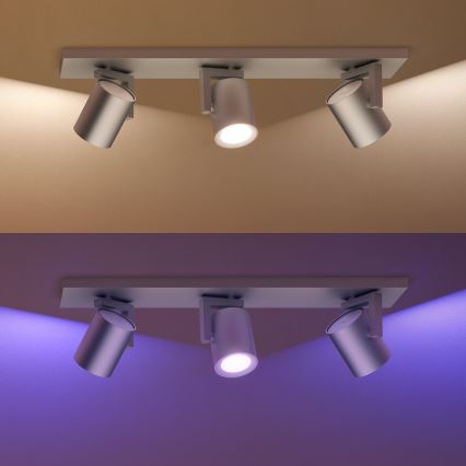 Philips 50623/48/P7 - LED Foco HUE ARGENA 3xGU10/5,7W/230V