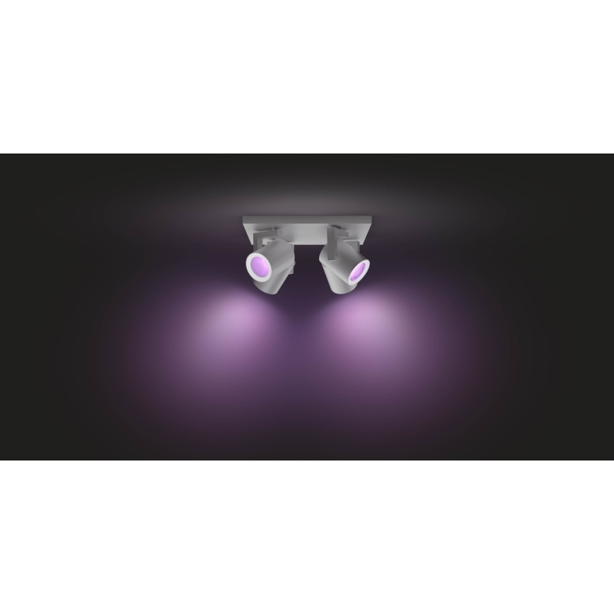 Philips 50624/48/P7 - LED Foco HUE ARGENA 4xGU10/5,7W/230V