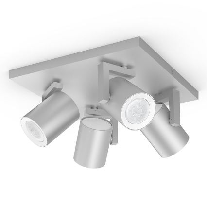 Philips 50624/48/P7 - LED Foco HUE ARGENA 4xGU10/5,7W/230V