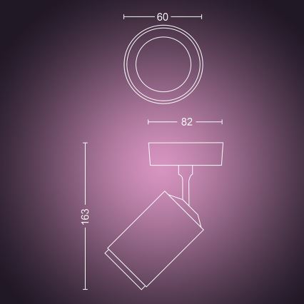 Philips 50631/31/P7 - LED Foco HUE FUGATO 1xGU10/5,7W/230V