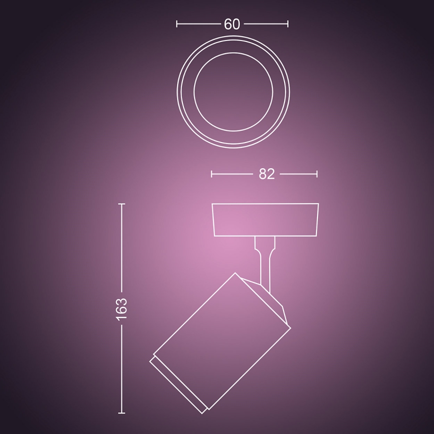 Philips 50631/31/P7 - LED Foco HUE FUGATO 1xGU10/5,7W/230V