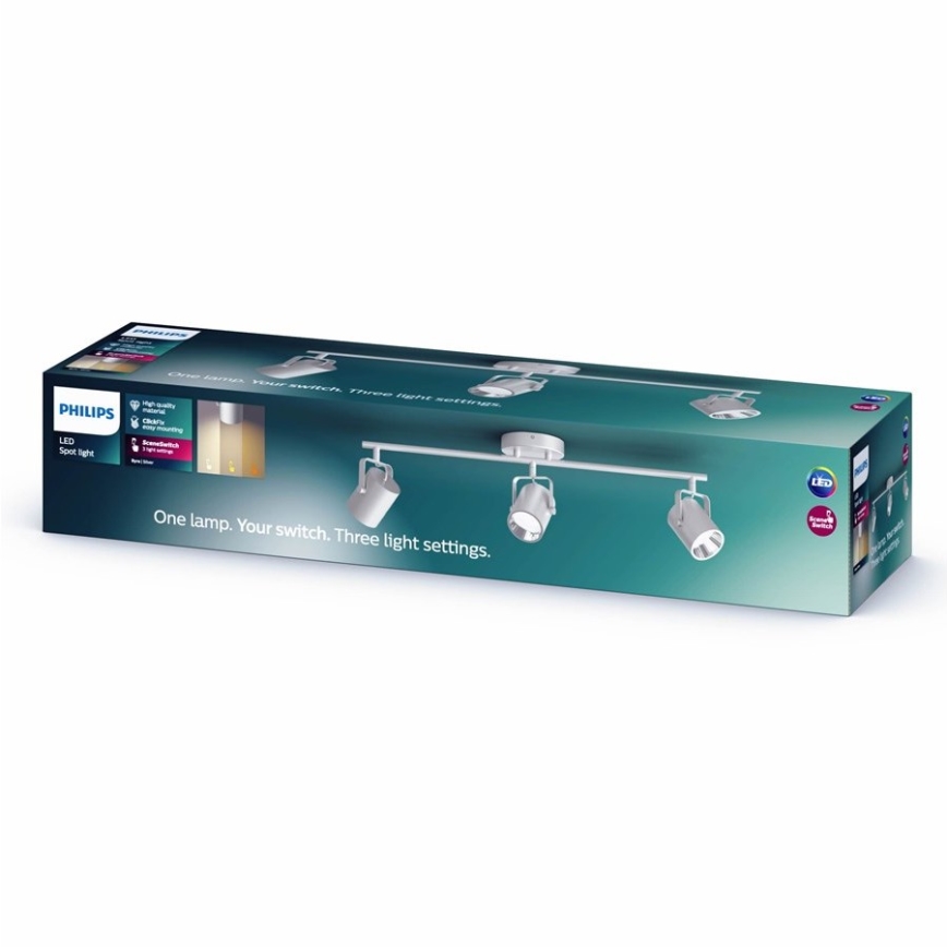 Philips - Foco LED 3xLED/4,3W/230V 2200/2500/2700K