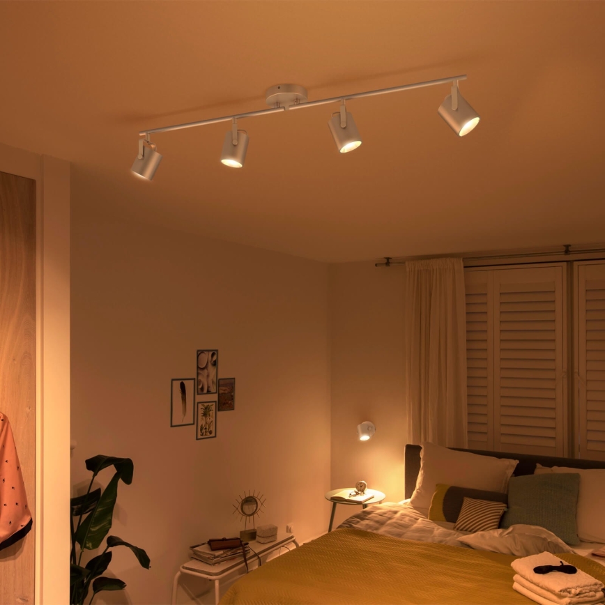 Philips 50664/14/P0 - Foco LED BYRE 4xLED/4,3W/230V 2200/2500/2700K