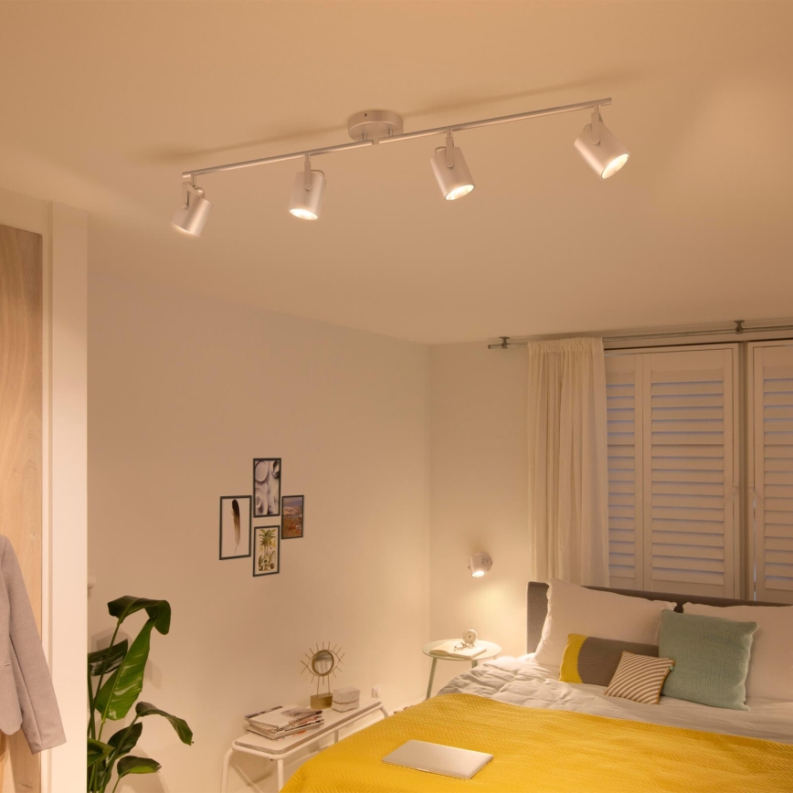 Philips 50664/14/P0 - Foco LED BYRE 4xLED/4,3W/230V 2200/2500/2700K