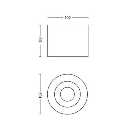 Philips - Foco LED regulable 1xLED/4,5W/230V