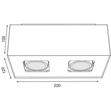 Philips 56232/48/PN - Foco LED TEMPO 2xGU10/6W/230V