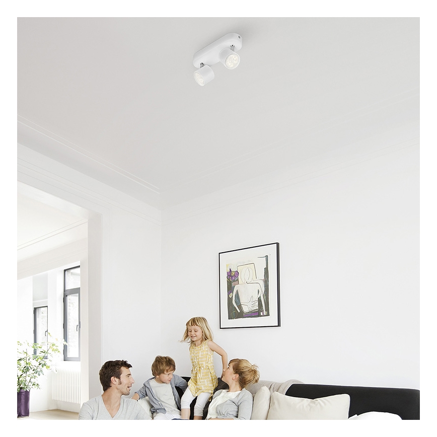 Philips 56242/31/16 - Foco LED MYLIVING STAR 2xLED/3W/230V
