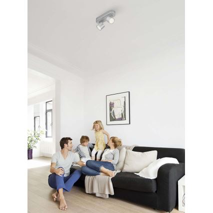 Philips - LED Foco regulable 2xLED/4,5W/230V