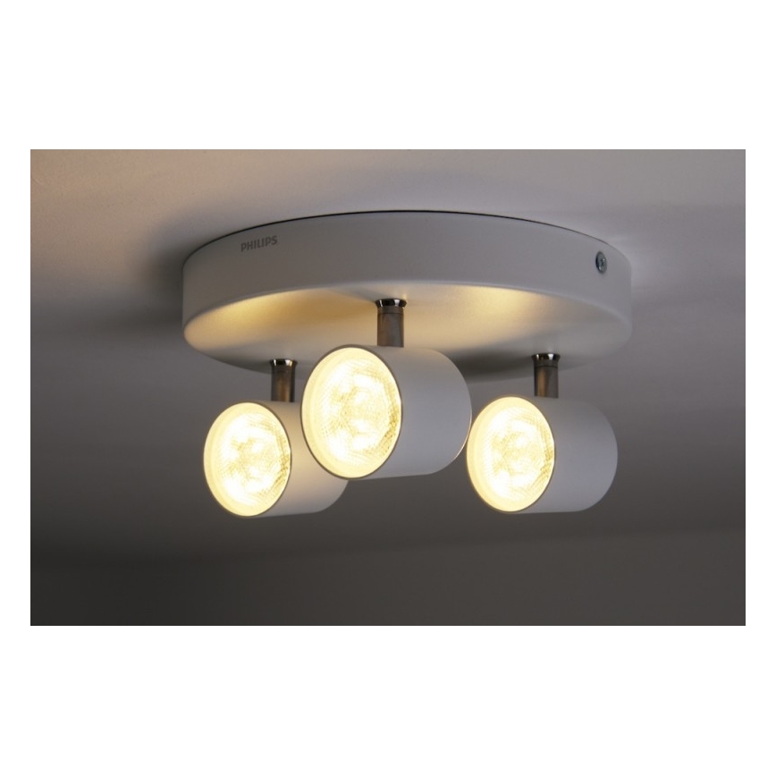Philips - LED Foco regulable 3xLED/4W/230V