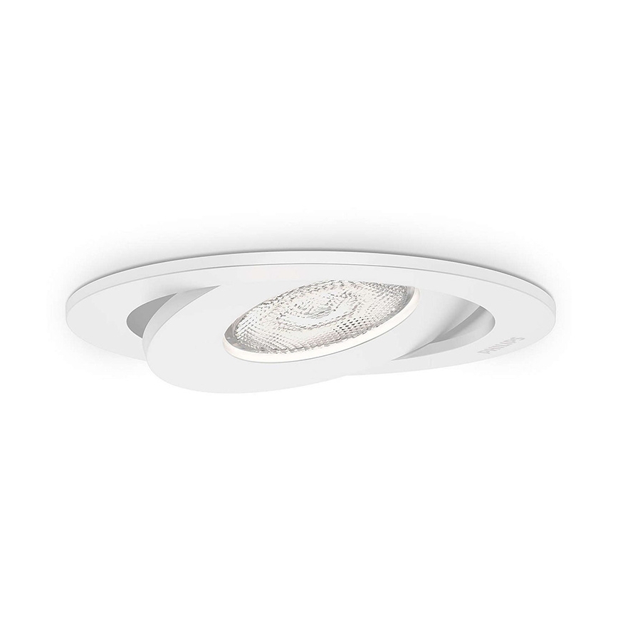 Philips - JUEGO 3x Lámpara LED empotrable regulable LED/4,5W/230V