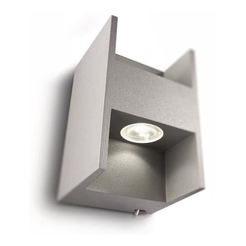 Philips 69087/87/16 - LED Aplique MYLIVING METRIC 2xLED/2,5W/230V