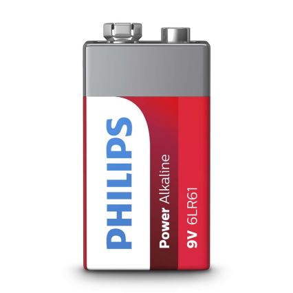 Philips 6LR61P1B/10 - Pila alcalina 6LR61 POWER ALKALINE 9V 600mAh