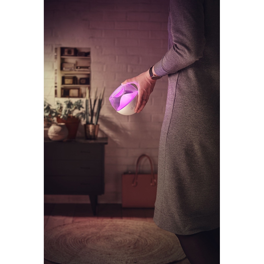 Philips 70105/31/P6 -LED RGB Lámpara de mesa regulable MYLIVING BERRY 1xLED/3W/5V