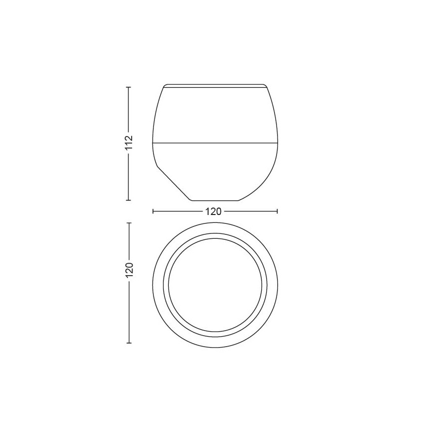 Philips 70105/31/P6 -LED RGB Lámpara de mesa regulable MYLIVING BERRY 1xLED/3W/5V