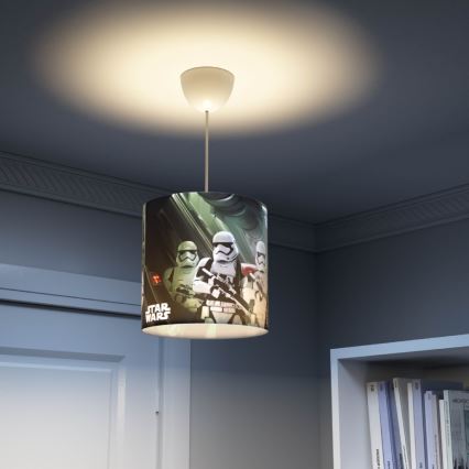 Philips 71751/30/GO - Pantalla para lámpara de araña infantil STAR WARS E27 diá. 26 cm