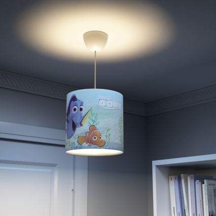 Philips 71751/90/26 - Pantalla para lámpara de araña infantil DISNEY FINDING DORY E27 diá. 26 cm