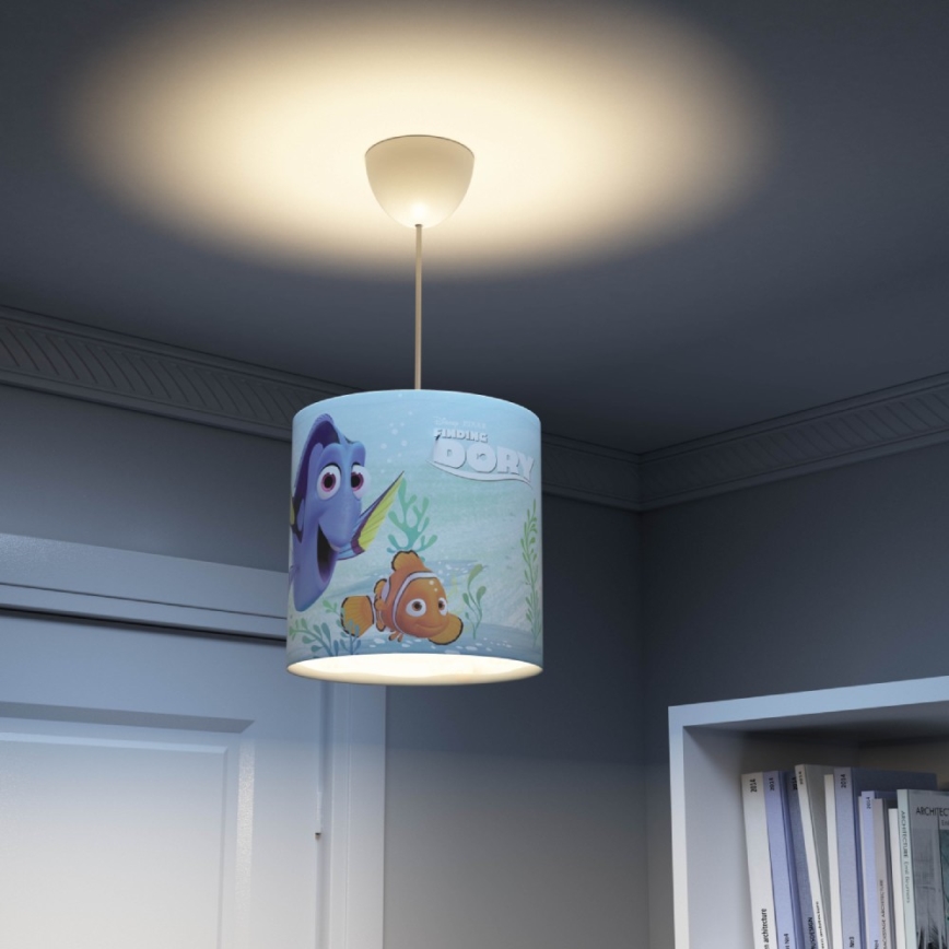Philips 71751/90/26 - Pantalla para lámpara de araña infantil DISNEY FINDING DORY E27 diá. 26 cm