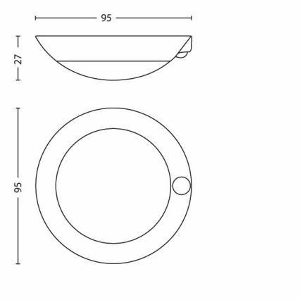 Philips 71765/08/16 - Lámpara LED infantil con sensor 1xLED/0,06W/2xAAA