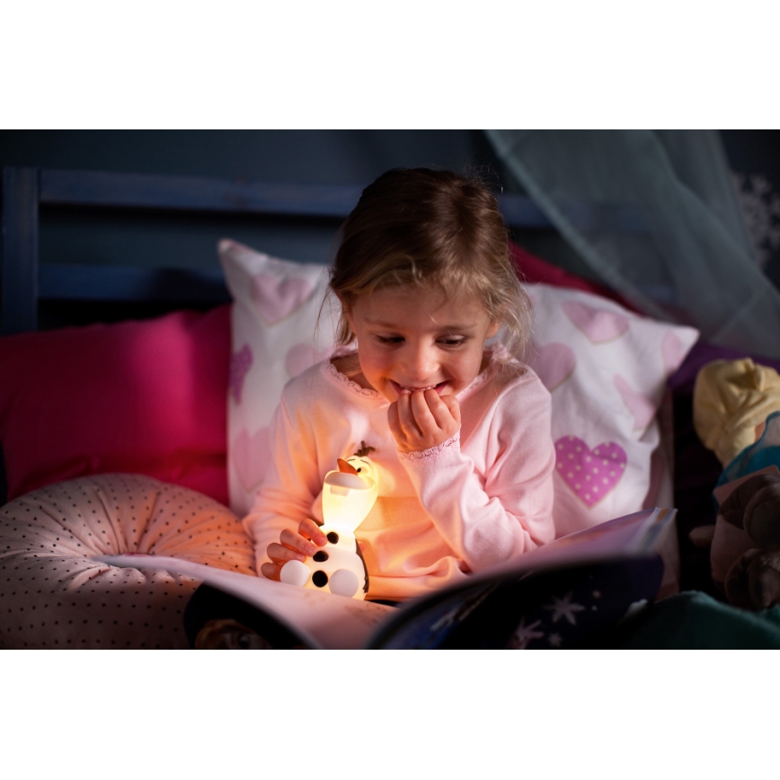 Philips 71768/08/16 - Lámpara LED infantil FROZEN 1xLED/0,2W/2xAAA