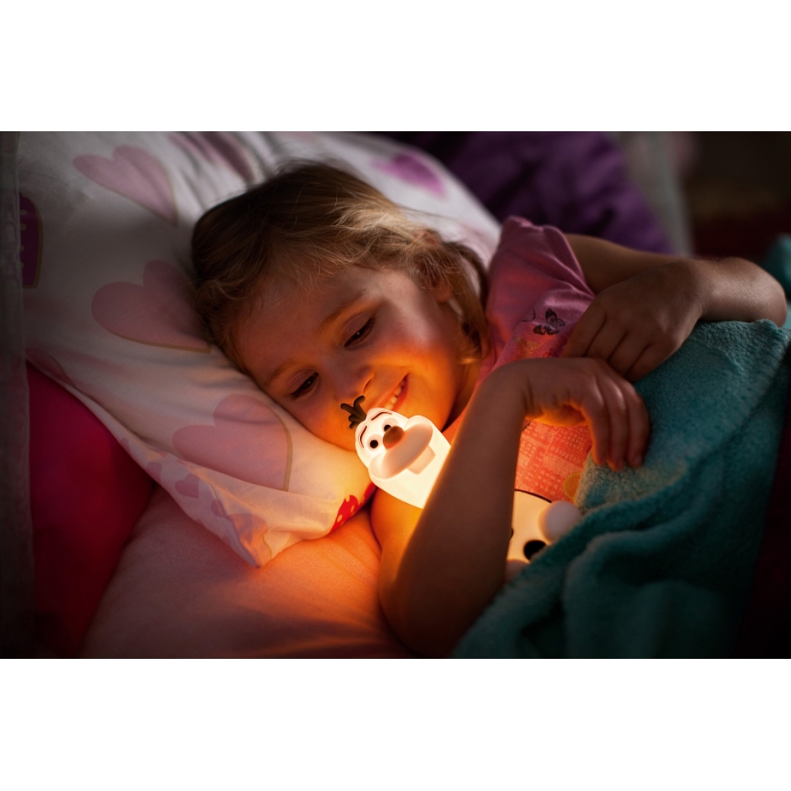 Philips 71768/08/16 - Lámpara LED infantil FROZEN 1xLED/0,2W/2xAAA