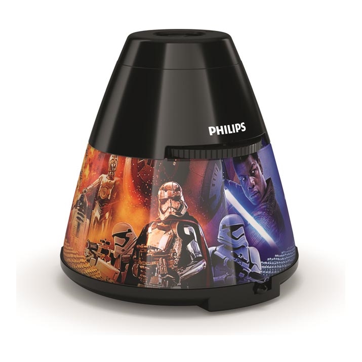 Philips 71769/30/P0 - LED Proyector DISNEY STAR WARS LED infantil/0,1W/3xAA