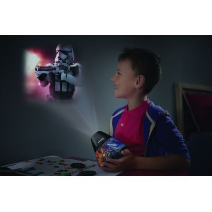 Philips 71769/30/P0 - LED Proyector DISNEY STAR WARS LED infantil/0,1W/3xAA