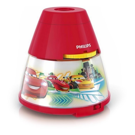 Philips 71769/32/16 - LED Proyector infantil DISNEY CARS 1xLED/0,1W/3xAA