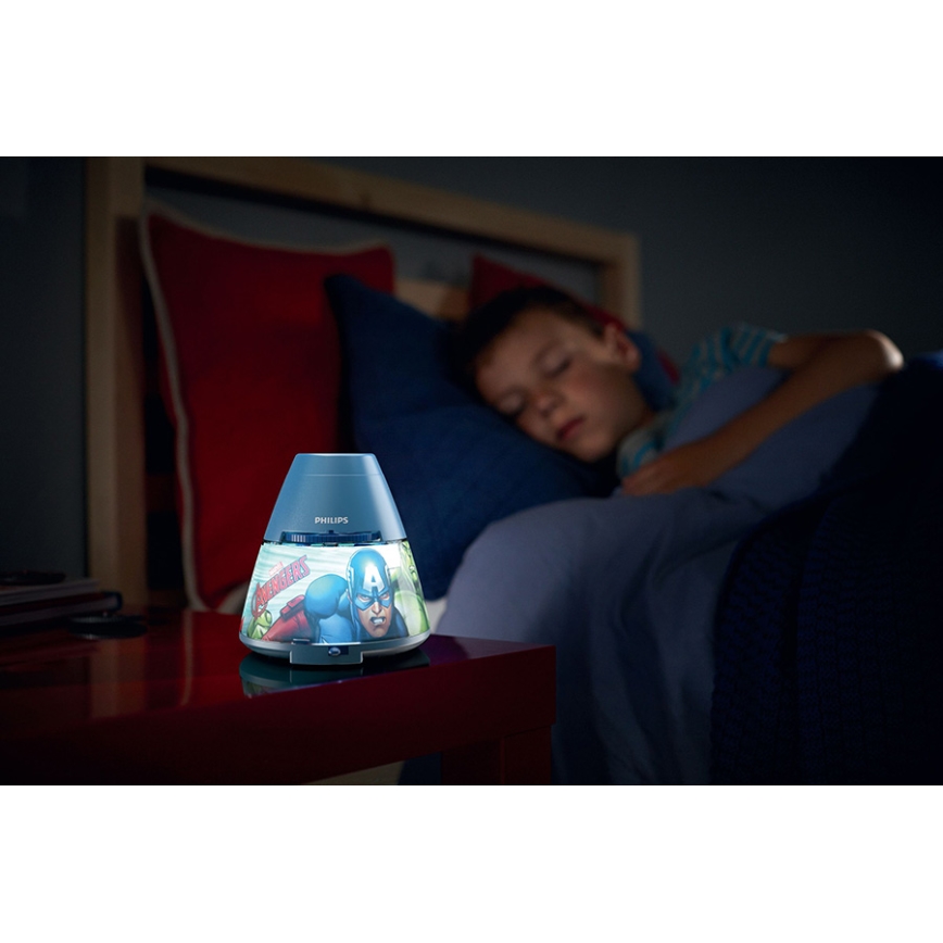 Philips 71769/35/P0 - LED Proyector infantil AVENGERS 1xLED/0,1W/4,5V