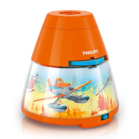Philips 71769/53/16 - LED Proyector infantil DISNEY PLANES 1xLED/0,1W/3xAA