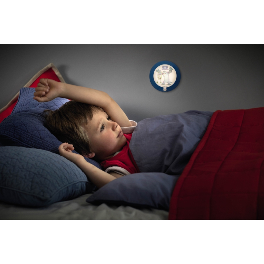 Philips 71771/55/16 - Luz LED nocturna infantil DISNEY MONSTERS 1xLED/0,06W