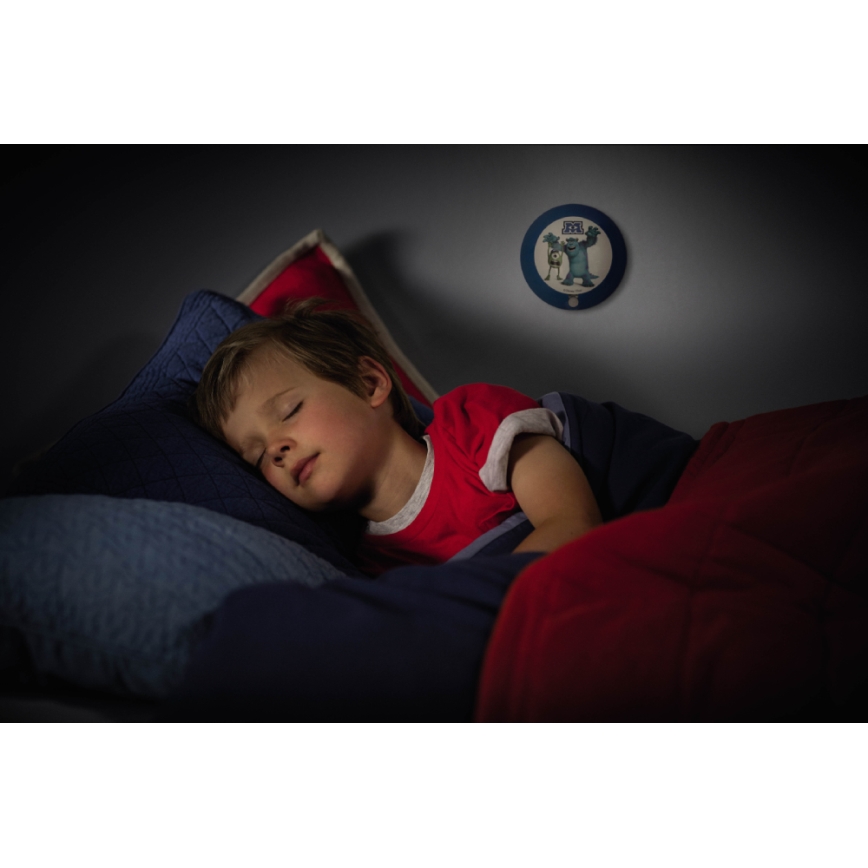 Philips 71771/55/16 - Luz LED nocturna infantil DISNEY MONSTERS 1xLED/0,06W