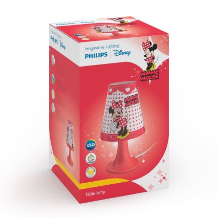 Philips 71795/31/16 - Lámpara de mesa infantil DISNEY MINNIE MOUSE LED/2,3W/230V