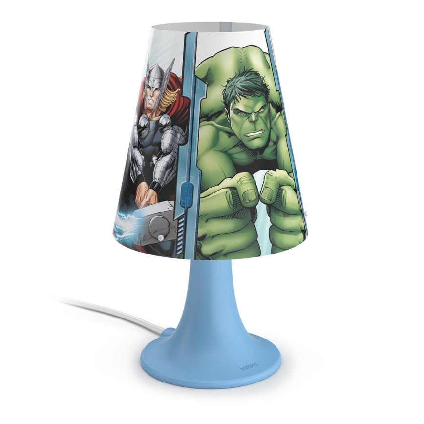 Philips 71795/36/16 - Lámpara de mesa infantil MARVEL AVENGERS LED/2,3W/230V