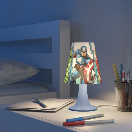 Philips 71795/36/16 - Lámpara de mesa infantil AVENGERS LED/2,3W/230V
